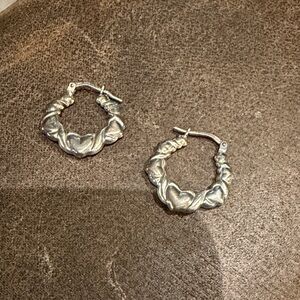 Vtg 925 Jordan Mom Micro Hoops